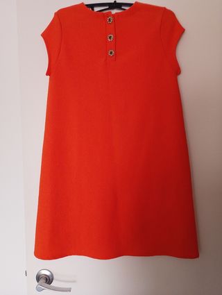 Vestido anaranjado babydoll