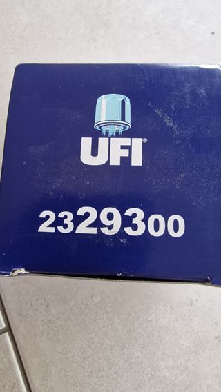 Filtro aceite UFI 2329300