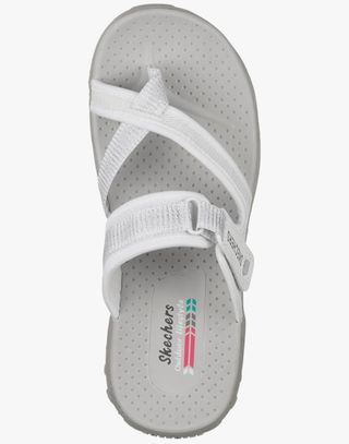 Sandalias Skechers blancas y grises