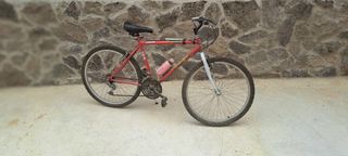 Bicicleta montaña roja