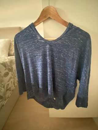 Jersey Hollister azul talla S