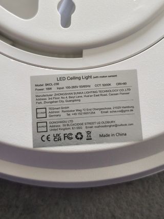 Plafoniera LED 18W - Luce soffitto