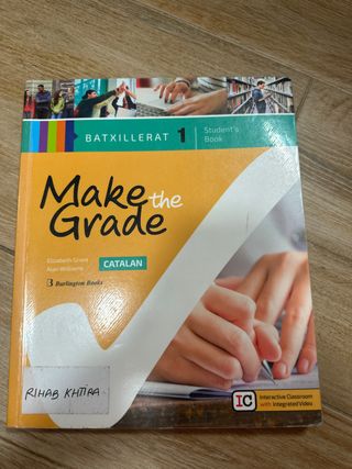 Libro Batxillerat 1 Catalán
