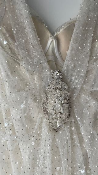 Vestido fiesta boda blanco