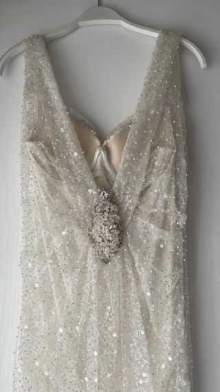 Vestido fiesta boda blanco