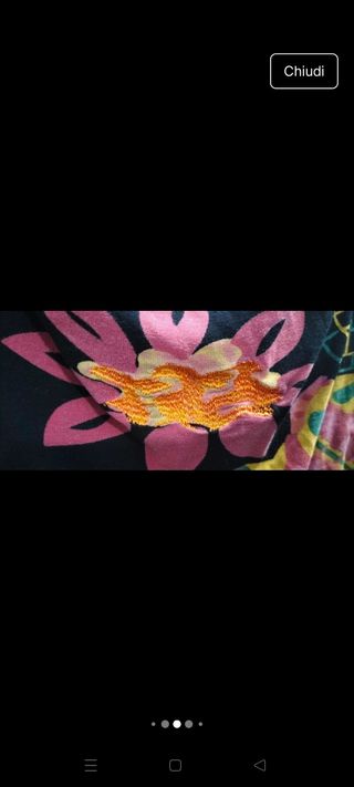 Top Desigual multicolor floreale