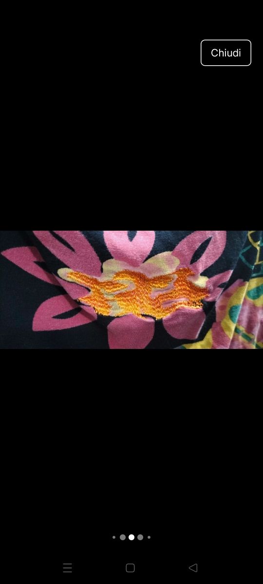 Top Desigual multicolor floreale