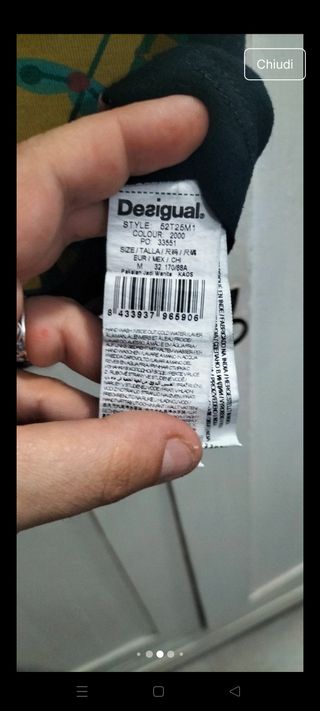 Top Desigual multicolor floreale