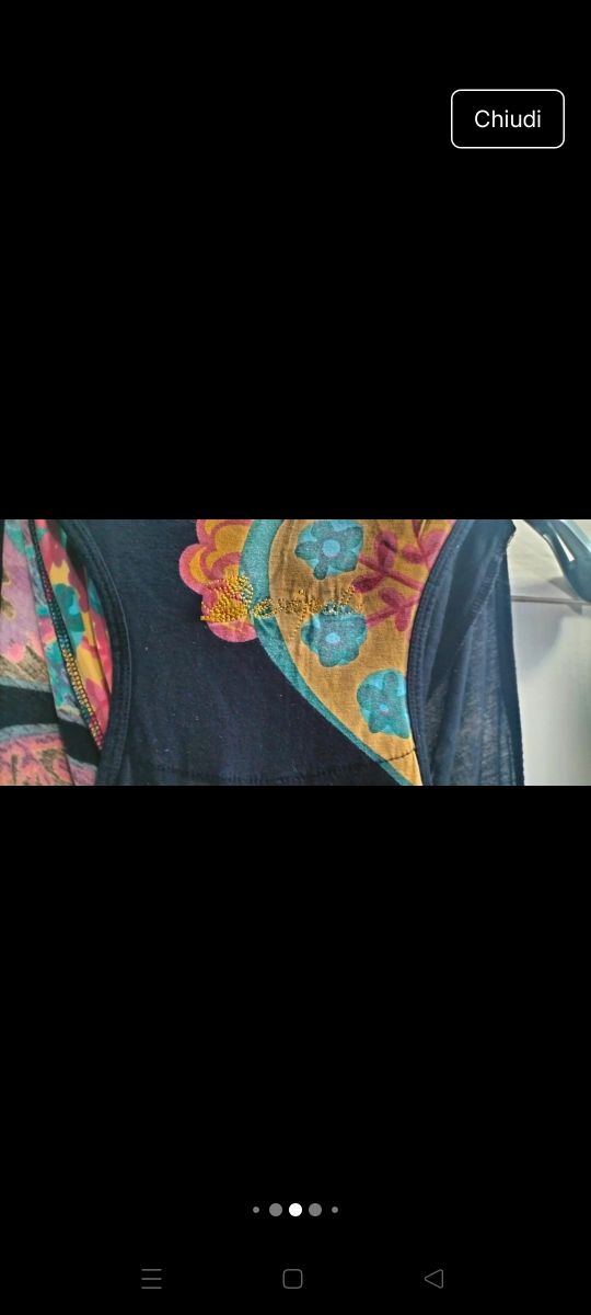 Top Desigual multicolor floreale