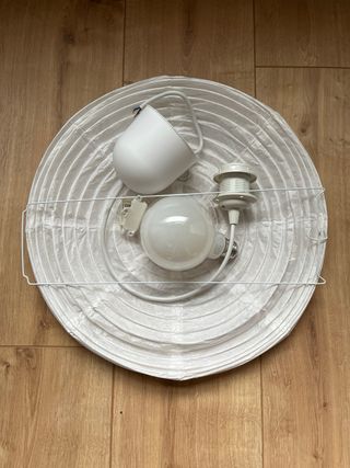 Lámpara infantil redonda blanca