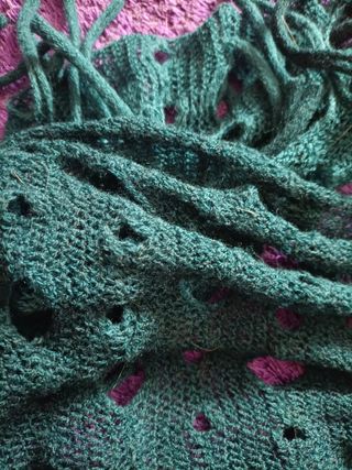 Pañuelo Talla única tejido a crochet