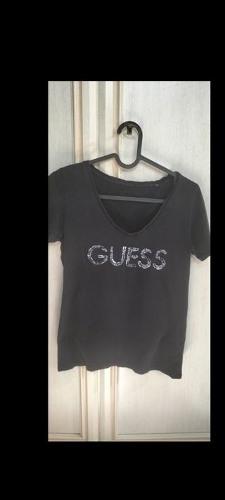 T-shirt Guess nera, tg M