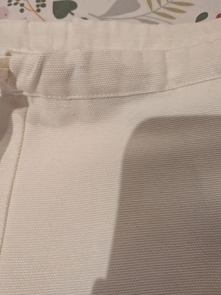 Faldón fallero blanco