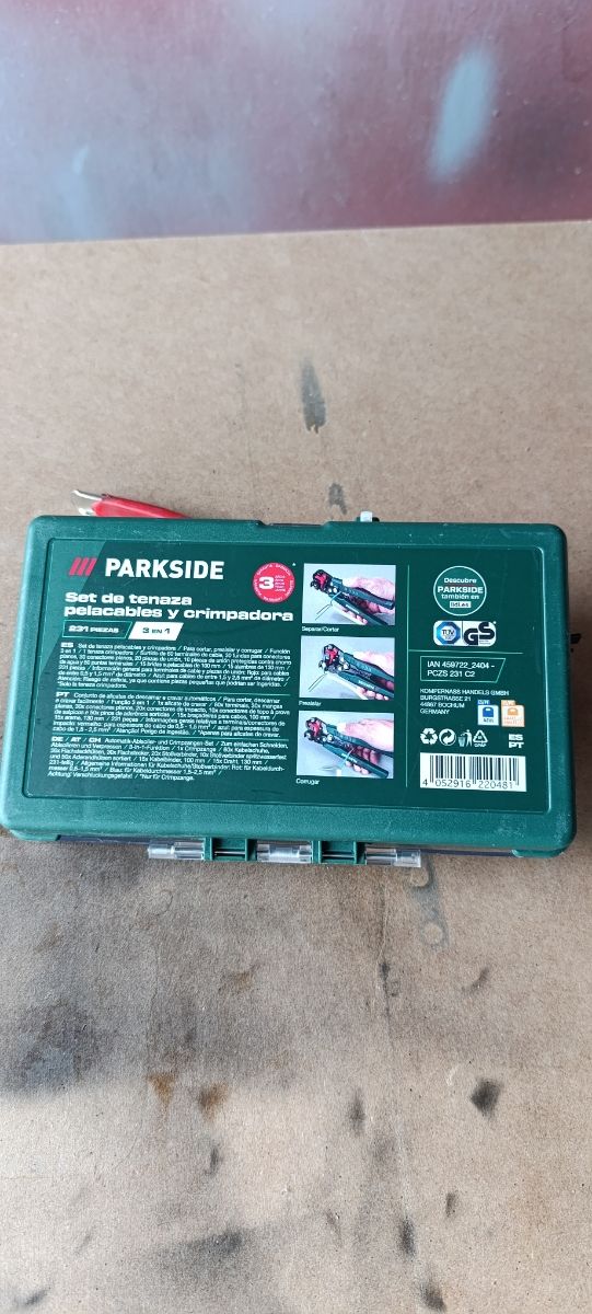 Kit crimpadora y pelacables