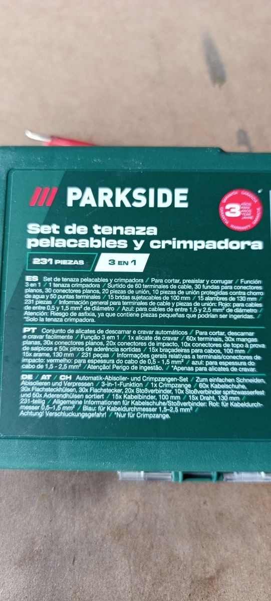 Kit crimpadora y pelacables