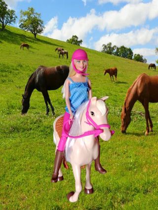 Barbie y caballo