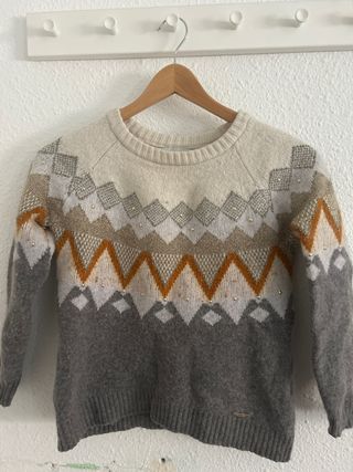 Jersey Pedro del Hierro beige-gris