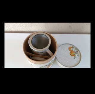 Tazza Infusore - Arancione & Bianco