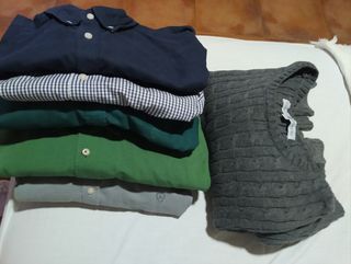Lote 5 camisas + jersey lana