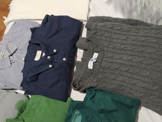 Lote 5 camisas + jersey lana