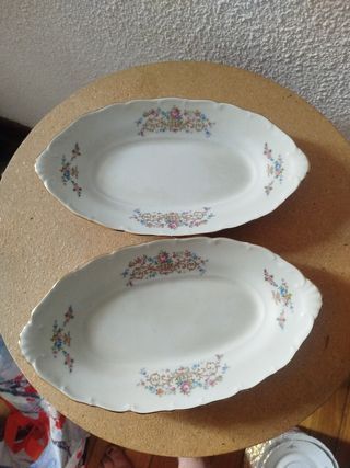 Vajilla Finde Bohemia porcelana. No completa