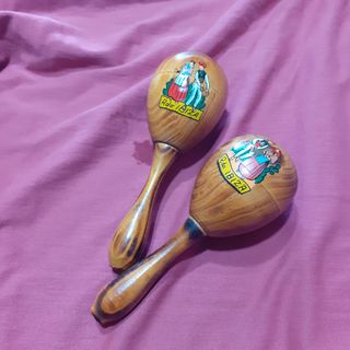 Maracas Ibiza in legno - 2pz