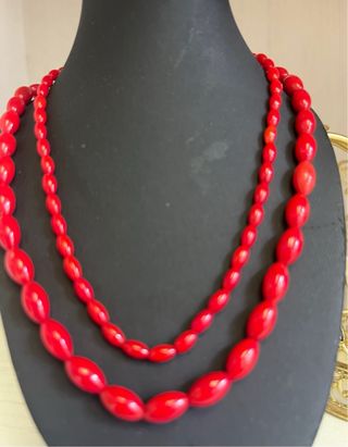 Collar de Coral Rojo
