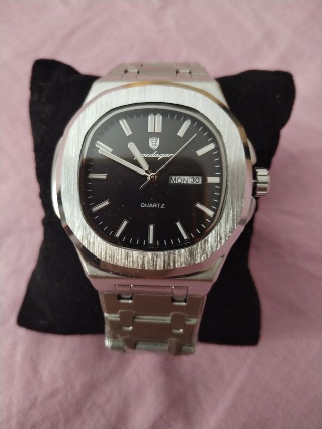 Orologio acciaio quarzo nuovo sigillato