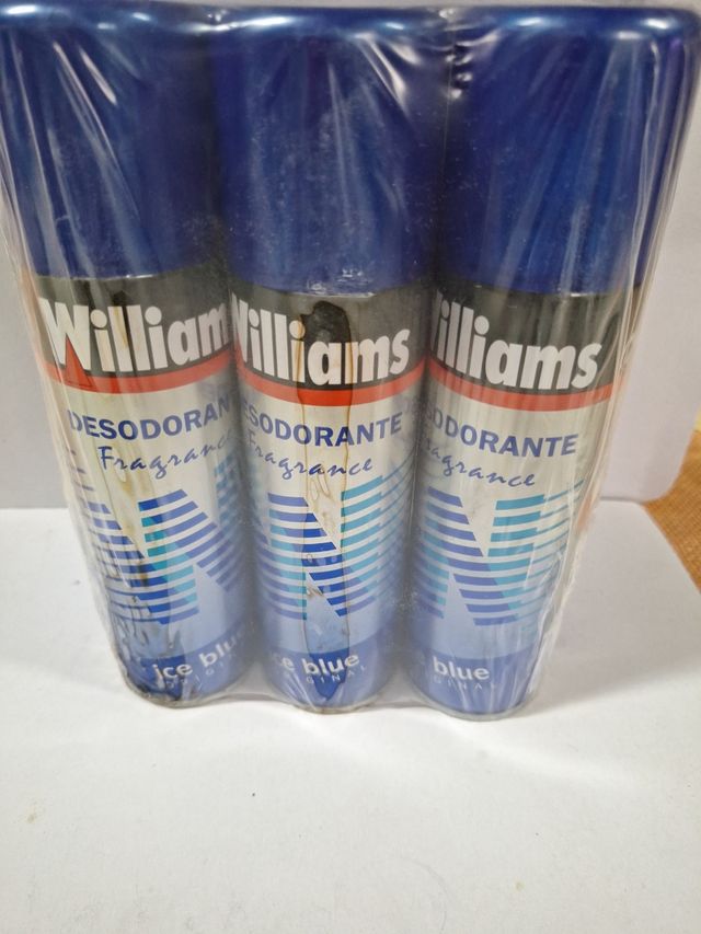 3 Desodorantes Williams Ice Blue