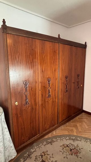 Armario madera 4 puertas vestido