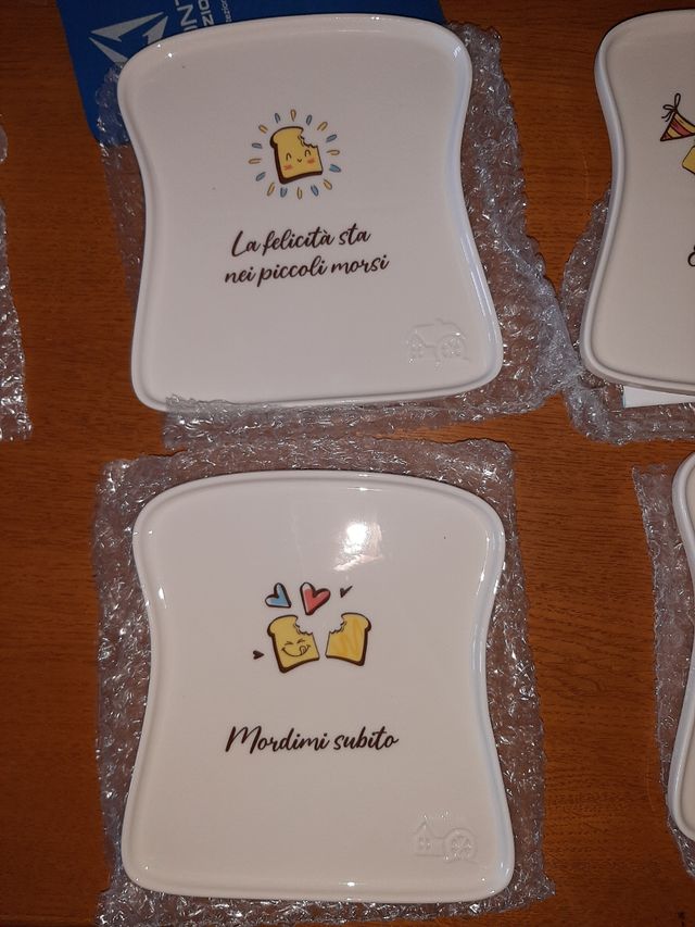 6 pan Piattini Mulino Bianco - Porcellana