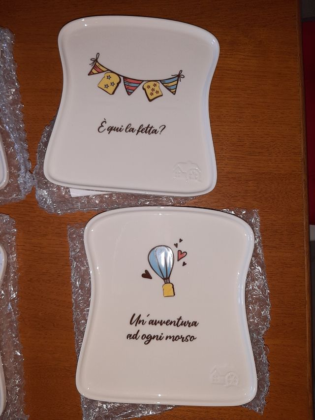 6 pan Piattini Mulino Bianco - Porcellana