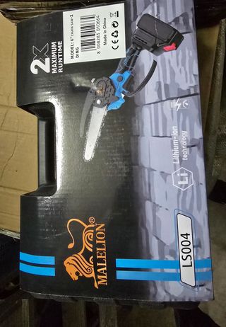 Motosega Malelion LS004 6" - 2x Runtime