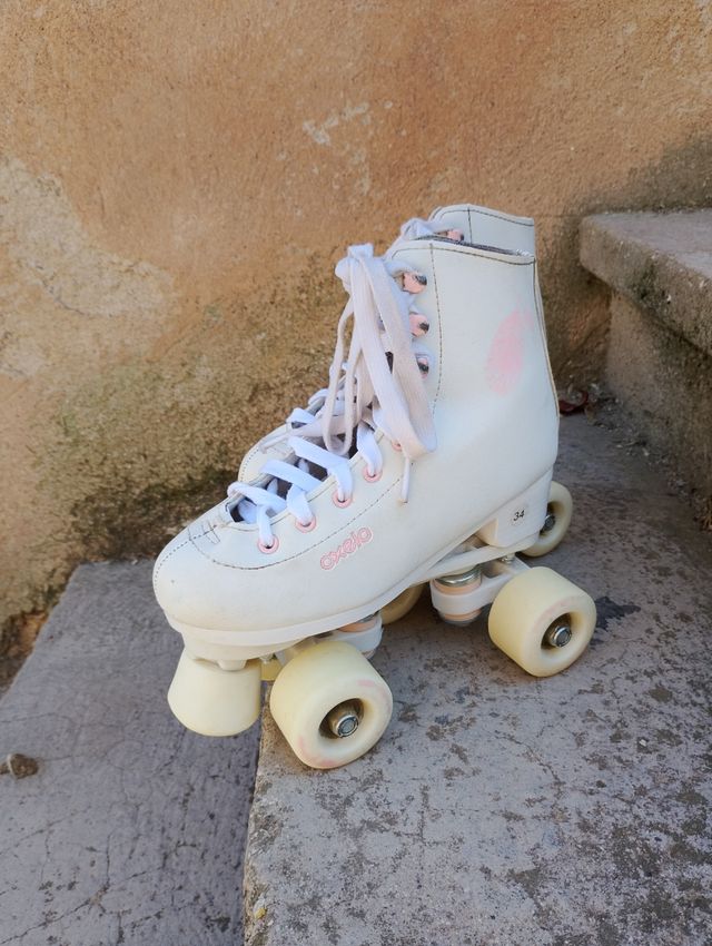 Patines Oxelo niña, blancos