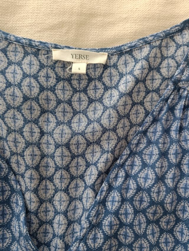 Vestido Yerse azul, talla S
