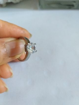 Anello con Cristallo acciaio Morellato 