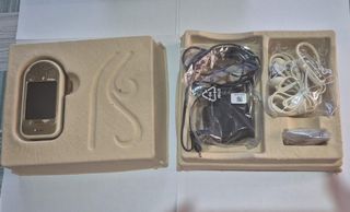 Nokia 7370 - teléfono móvil beige y dorado