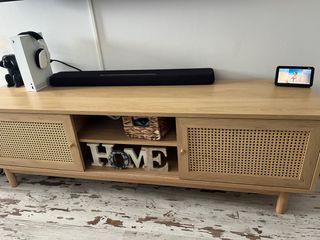 Mueble TV Rattan - Madera