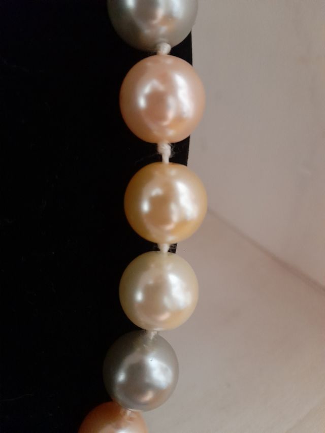 Collana perle multicolor