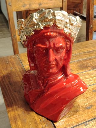Testa Dante portavaso