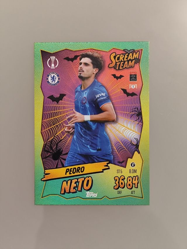 Carta Pedro Neto Scream Team Match Attax 24/25