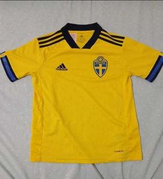 Camiseta Suecia Adidas - Amarilla
