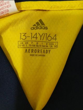 Camiseta Suecia Adidas - Amarilla