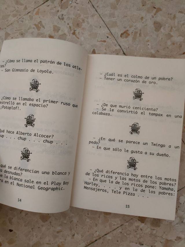 Libro chistes de Oro