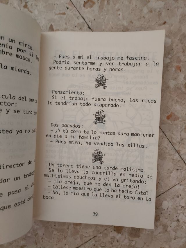 Libro chistes de Oro