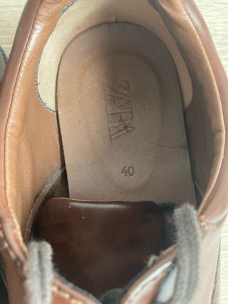 Zapatos Zara marrones elegantes