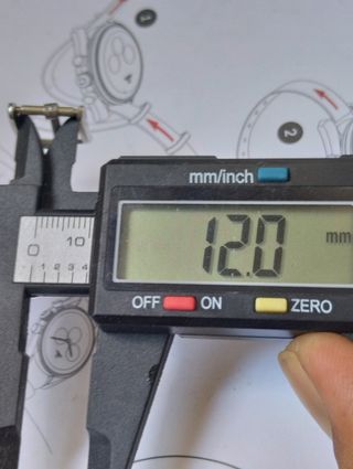 Hebilla reloj omega 12mm-14mm