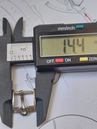 Hebilla reloj omega 12mm-14mm