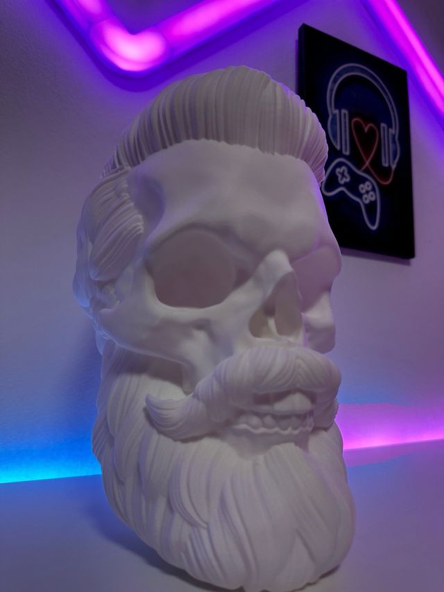 Soporte auriculares calavera