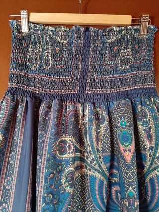 Vestito lungo estivo fantasia paisley